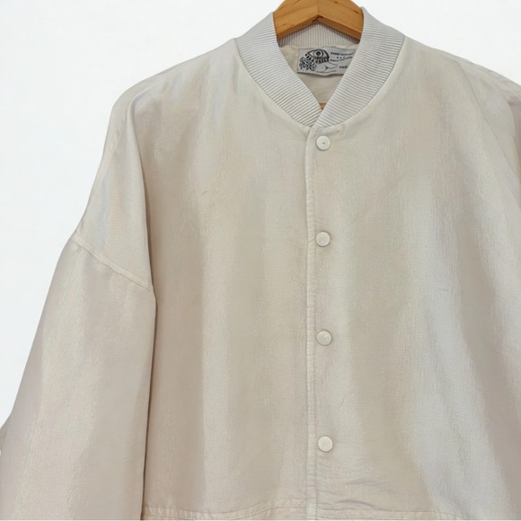 ☁️ Sweet Nothings by Many Mainichi  Oversized Bomber Jacket - Picture 4 of 8